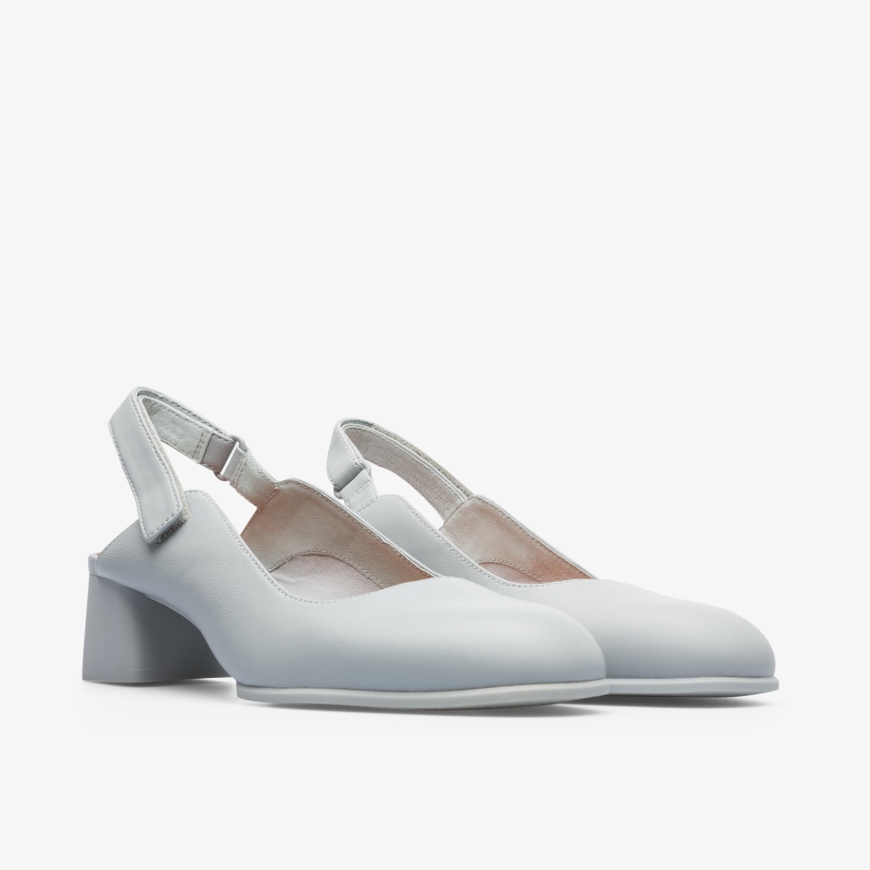 Camper Katie Light Grey - Camper Women's Heels ||3714-TWPOC||